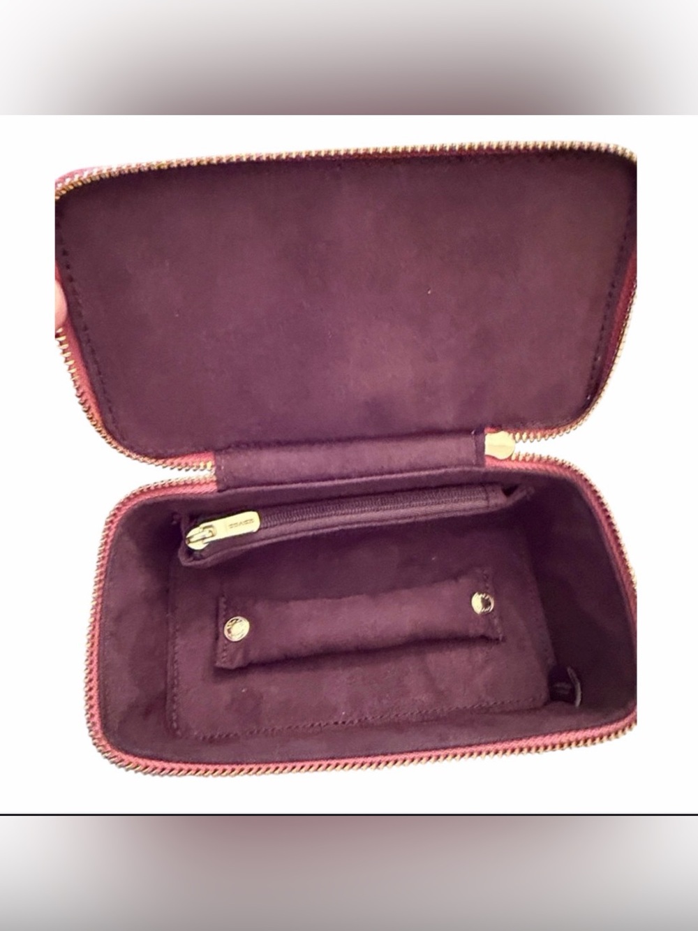 Coach Cosmetic Vanity Mini Case Authentic - Picture 3 of 6